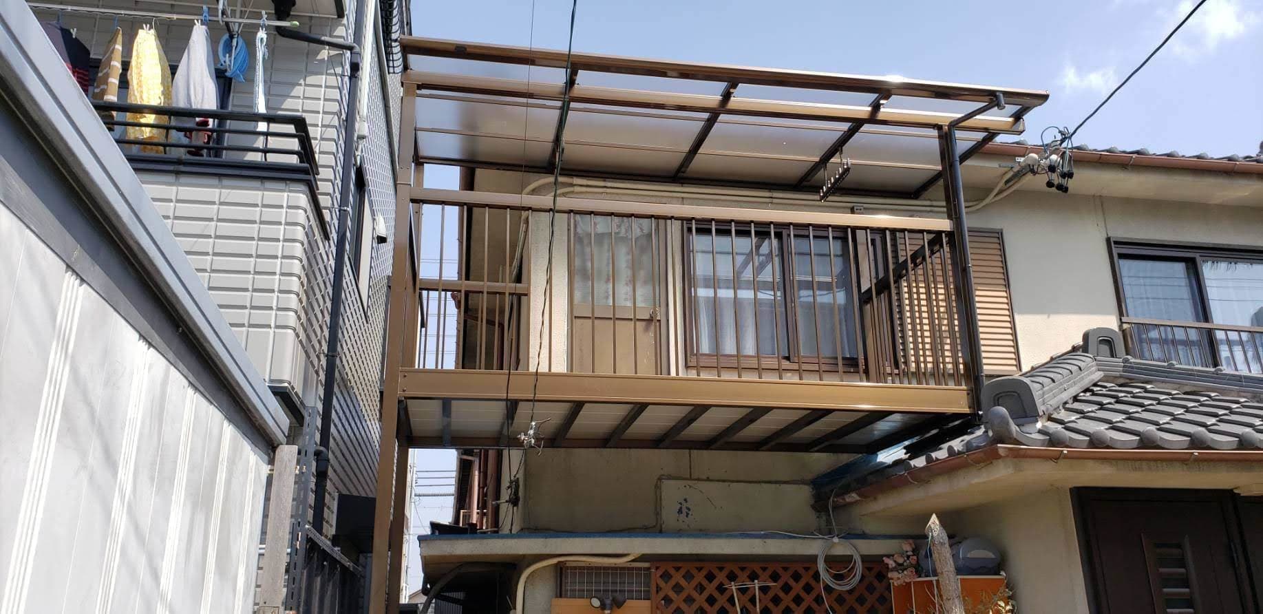 バルコニー取替工事 | 桑名市のエクステリア工事ならイズ美