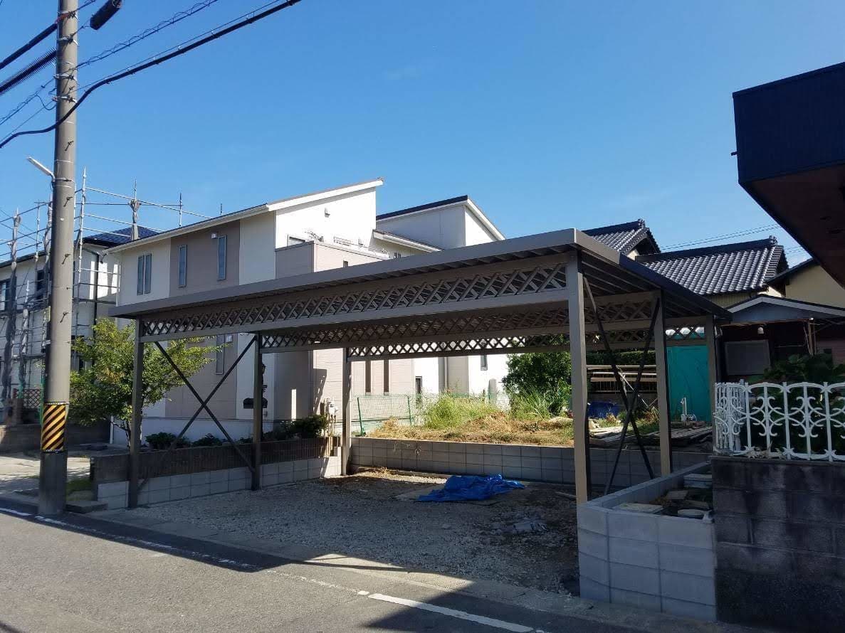 カーポート取替工事 | 桑名市のエクステリア工事ならイズ美