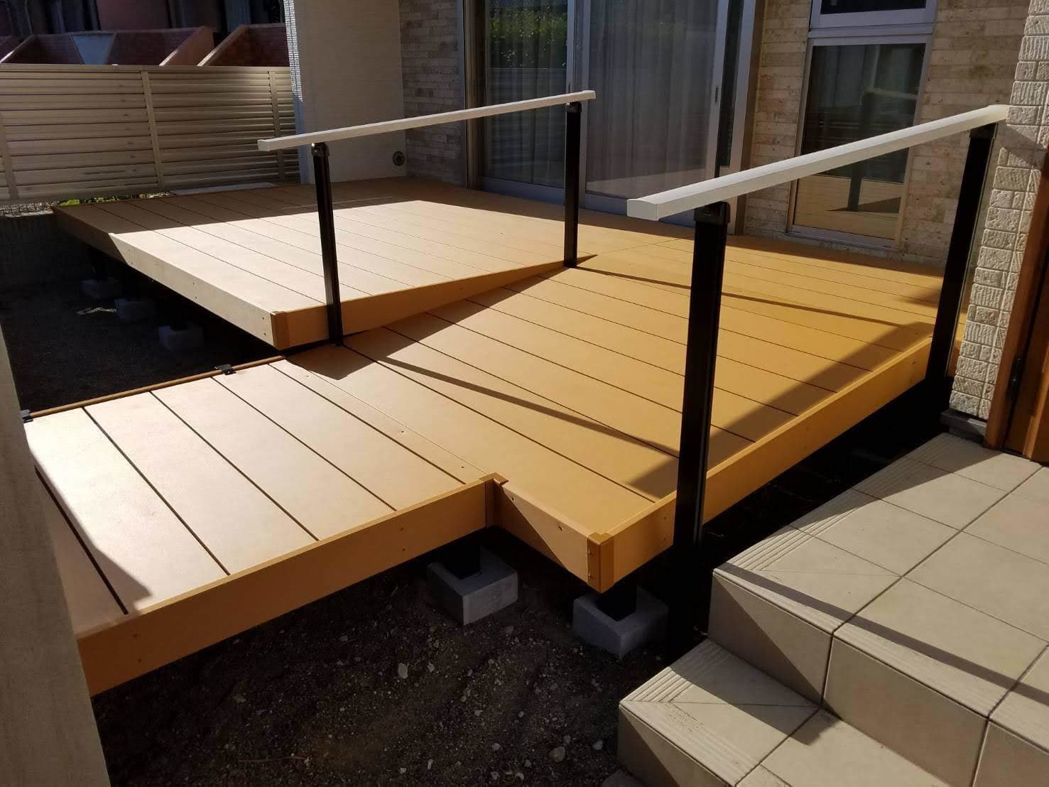 ウッドデッキ取替工事 | 桑名市のエクステリア工事ならイズ美