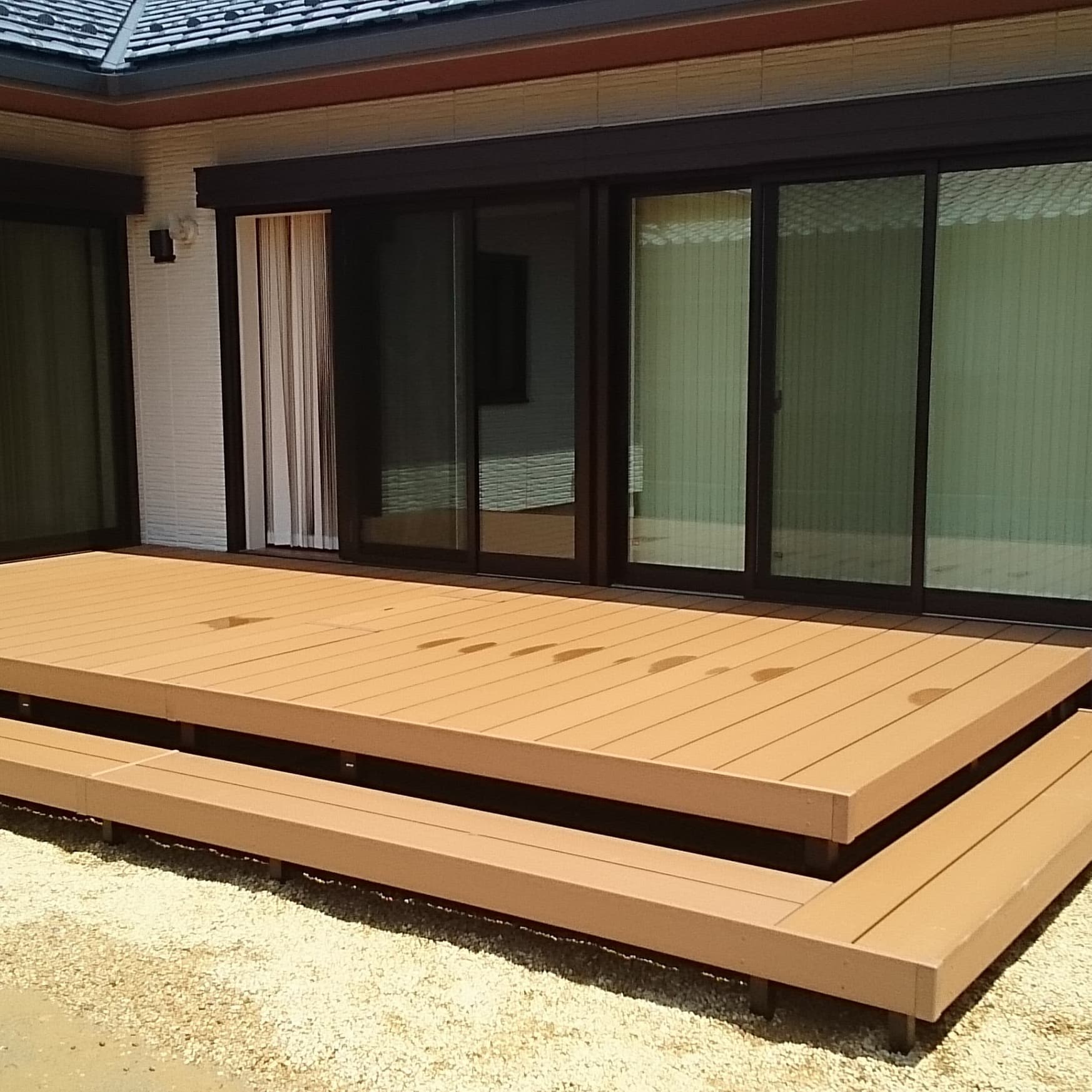 ウッドデッキ新設・修理 桑名市 | 桑名市でエクステリア工事ならイズ美