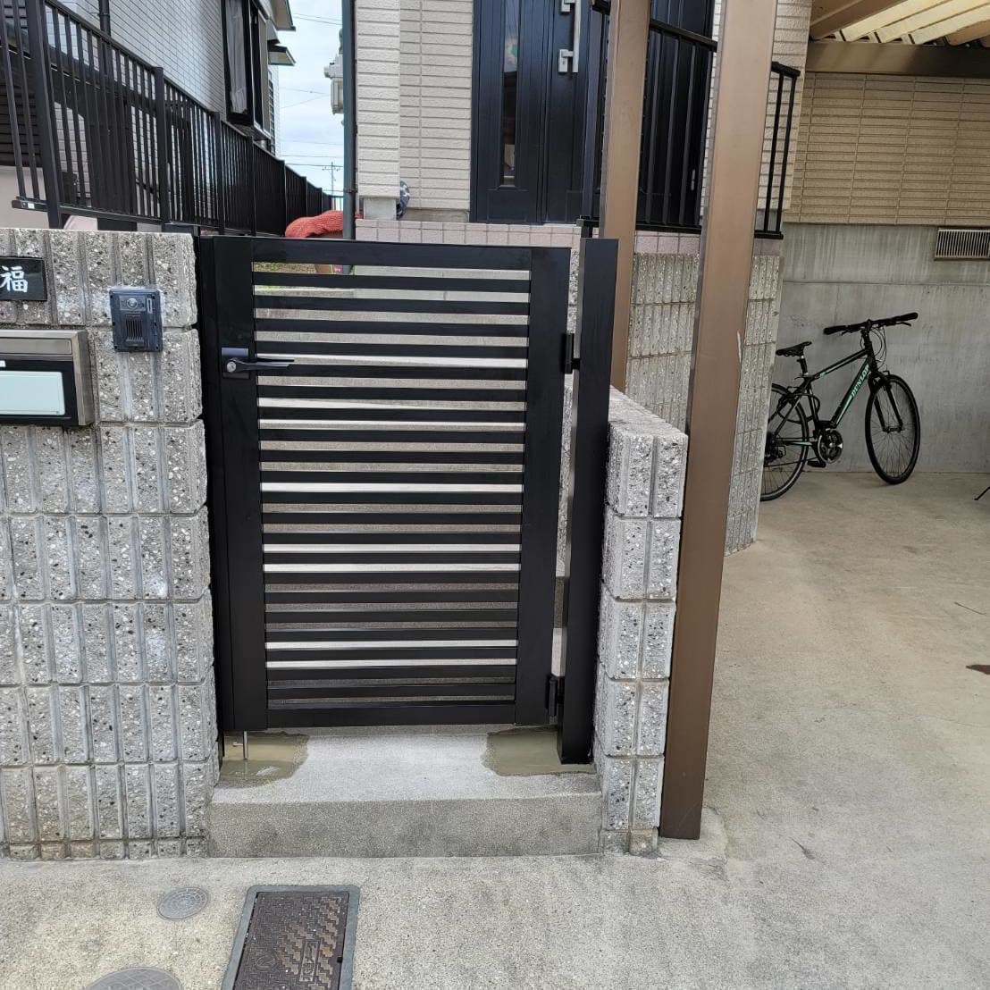 門扉新設・取替え 桑名市 | 桑名市でエクステリア工事ならイズ美