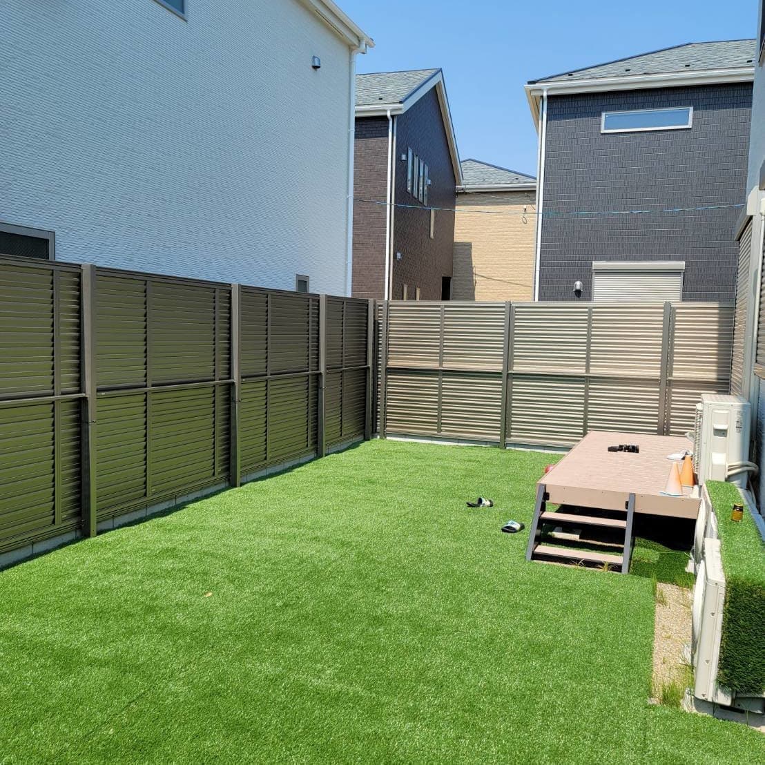 人工芝張り 桑名市 | 桑名市でエクステリア工事ならイズ美