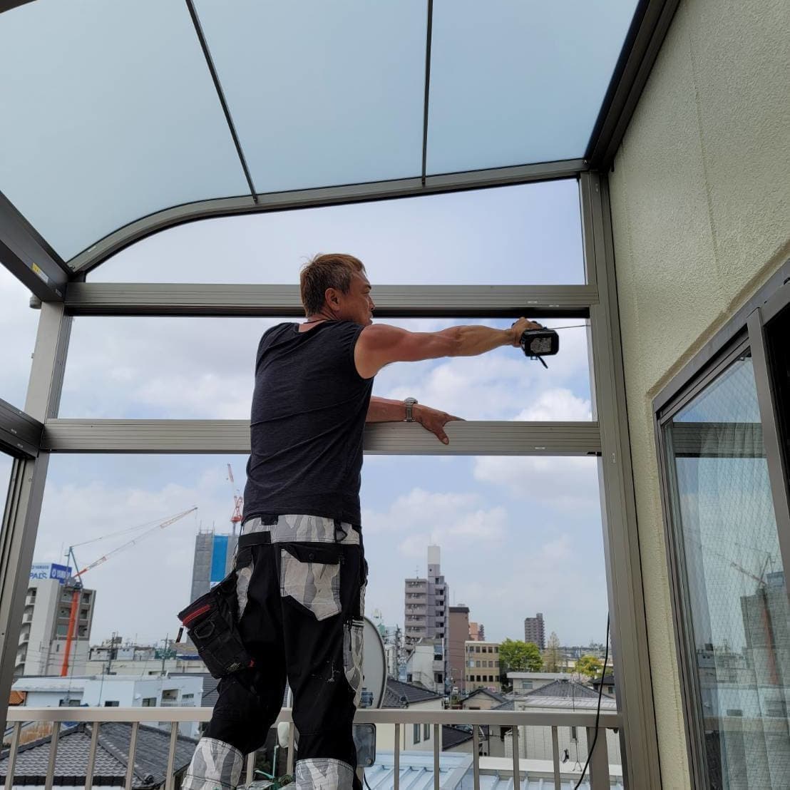 サンルーム修理 桑名市 | 桑名市でエクステリア工事ならイズ美