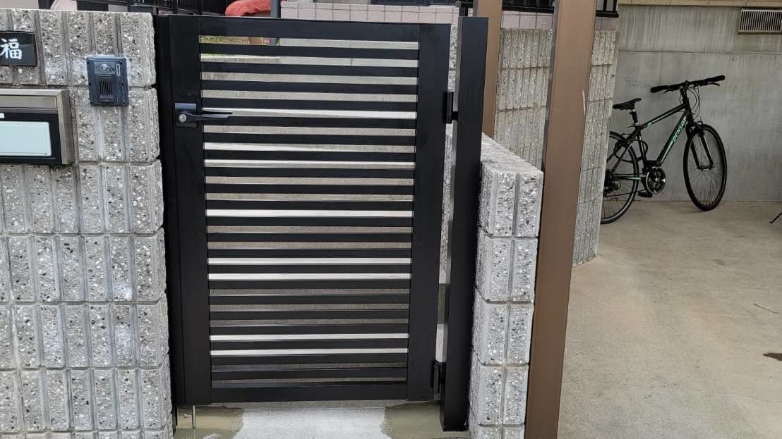 門扉新設 桑名市 | 桑名市でエクステリア工事ならイズ美