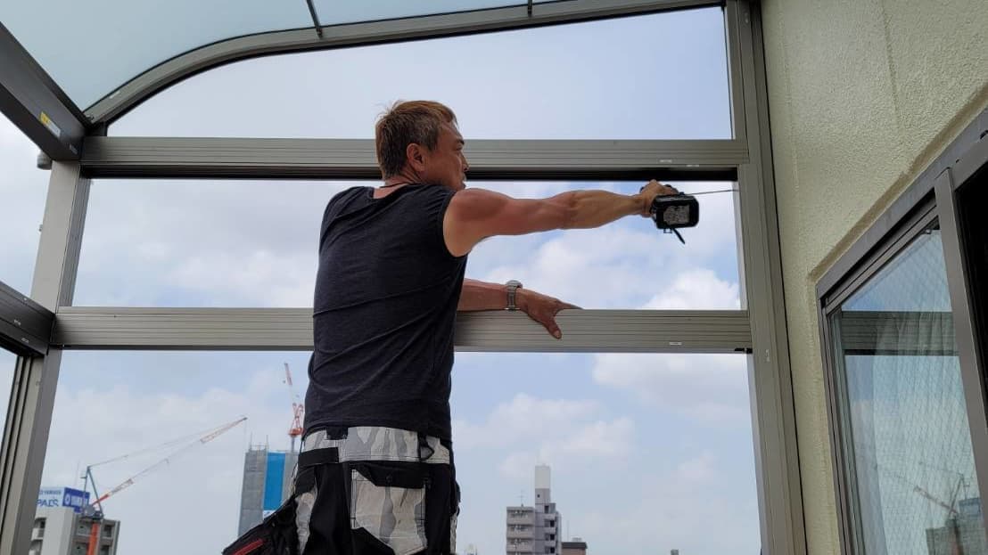 サンルーム修理 桑名市 | 桑名市でエクステリア工事ならイズ美