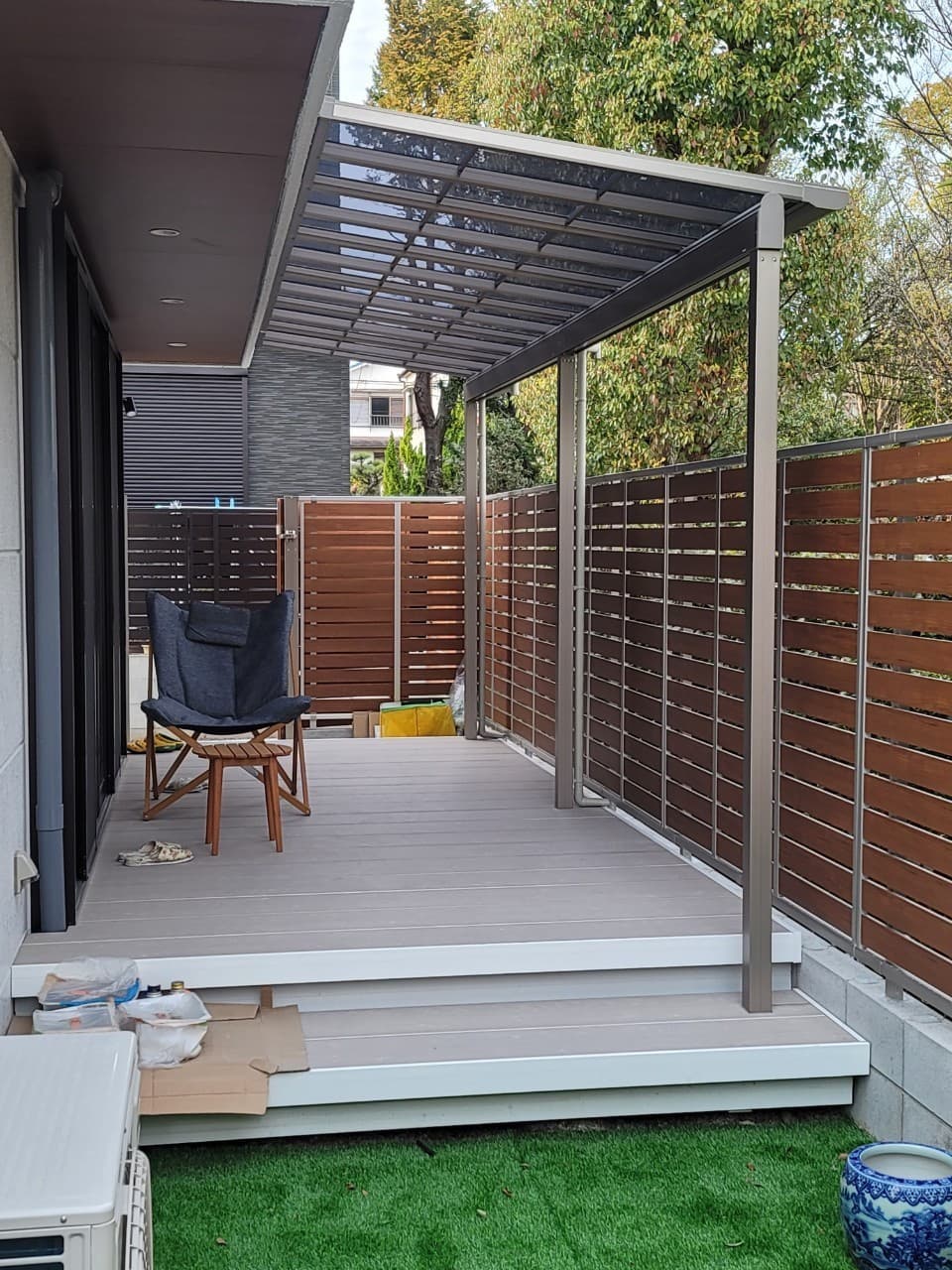 テラス工事 | 桑名市のエクステリア工事ならイズ美